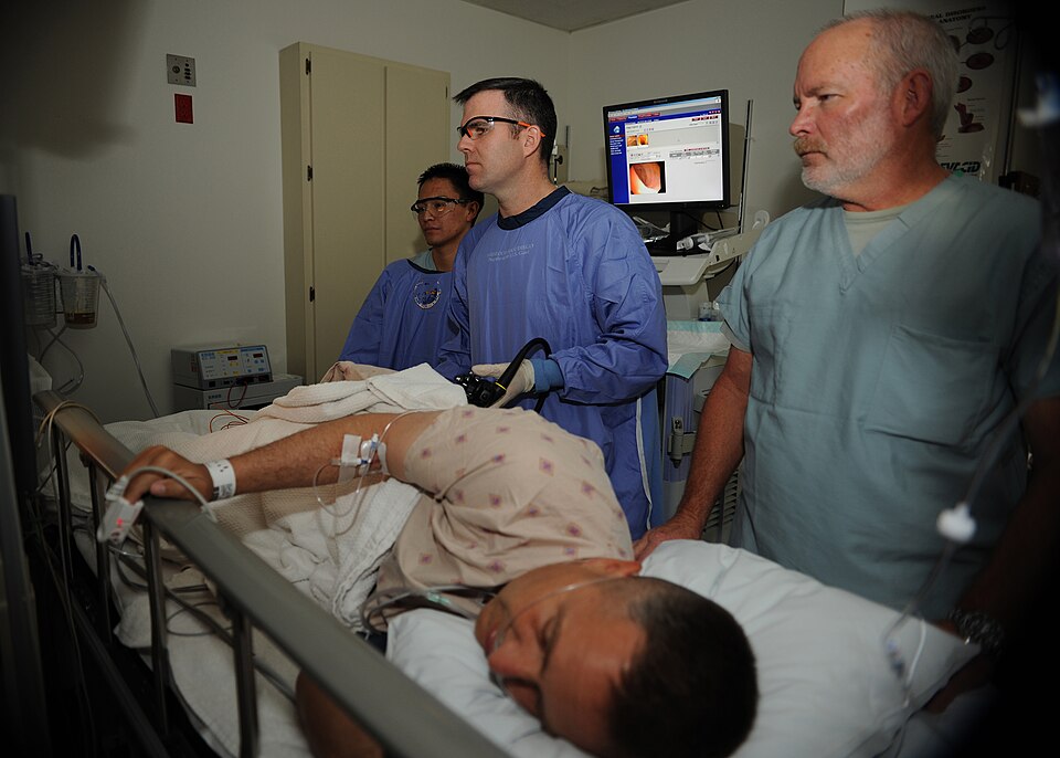 Colonoscopy clinical reference photography