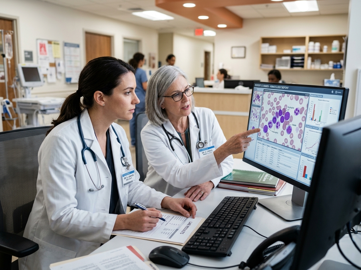 Leukemia (Blood Cancer) clinical reference photography